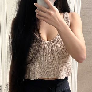 like new Neely viscose loose knit tank